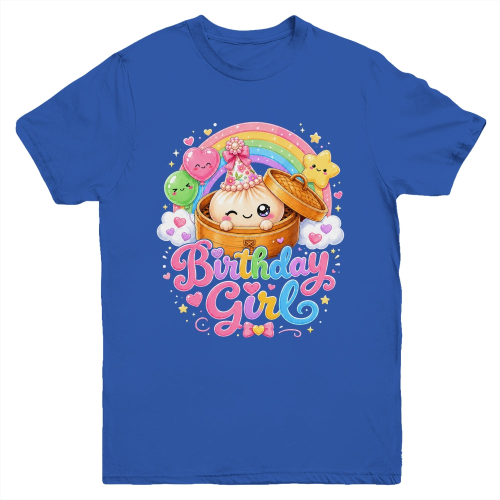 Cute Dumpling Birthday Girl Kawaii Pastel Anime Lovers Kids Youth Shirt | teecentury