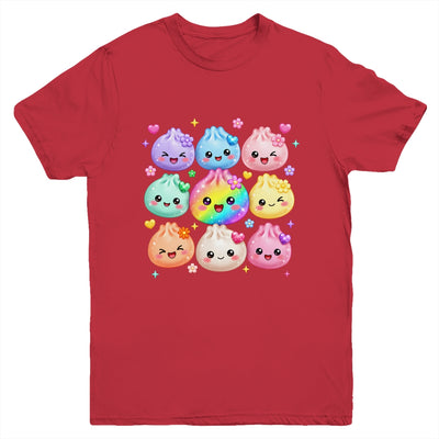Cute Dumpling Kawaii Pastel Rainbow Anime Birthday Girl Kids Youth Shirt | teecentury