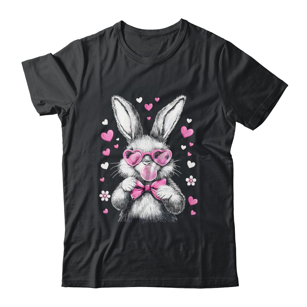 Cute Easter Bunny For Girl Women Pink Rabbit Coquette Girly Shirt & Tank Top | teecentury