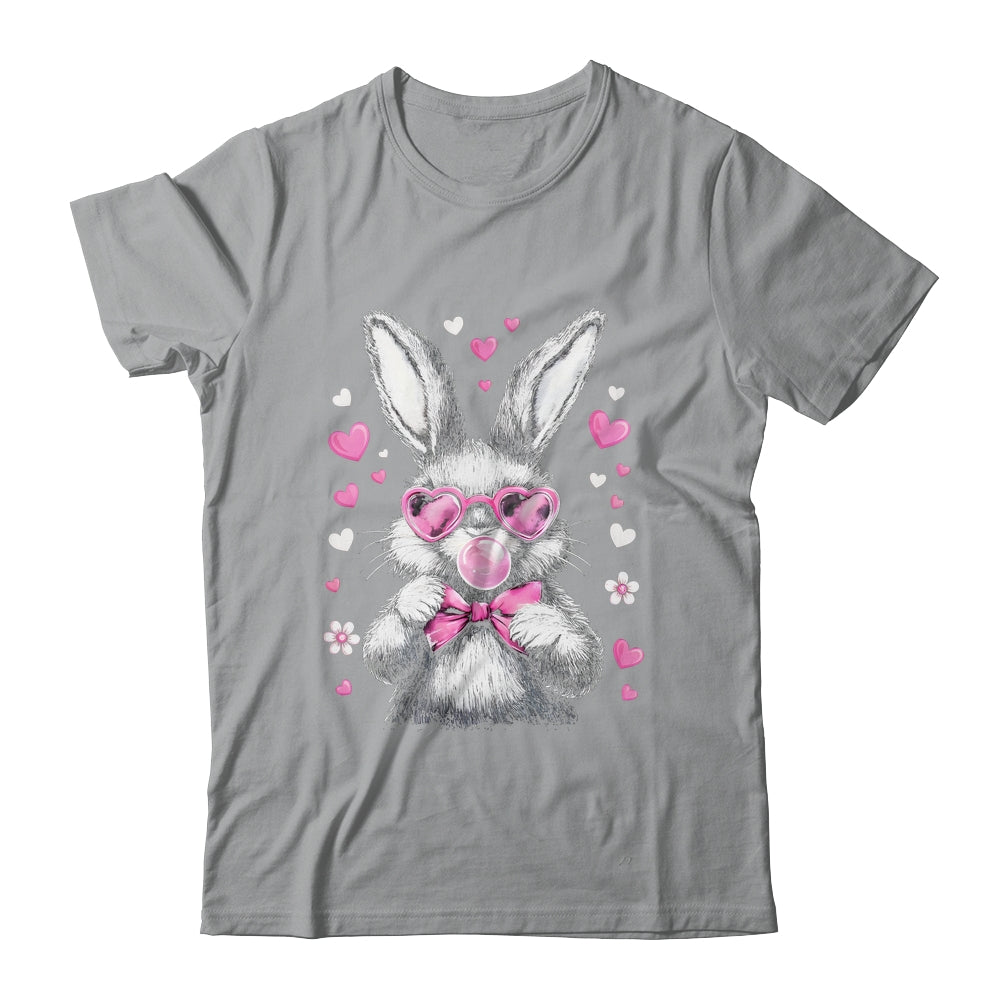 Cute Easter Bunny For Girl Women Pink Rabbit Coquette Girly Shirt & Tank Top | teecentury