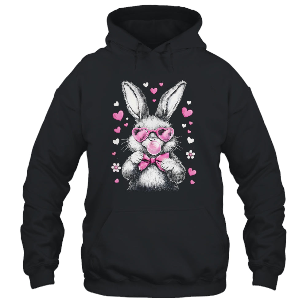 Cute Easter Bunny For Girl Women Pink Rabbit Coquette Girly Shirt & Tank Top | teecentury