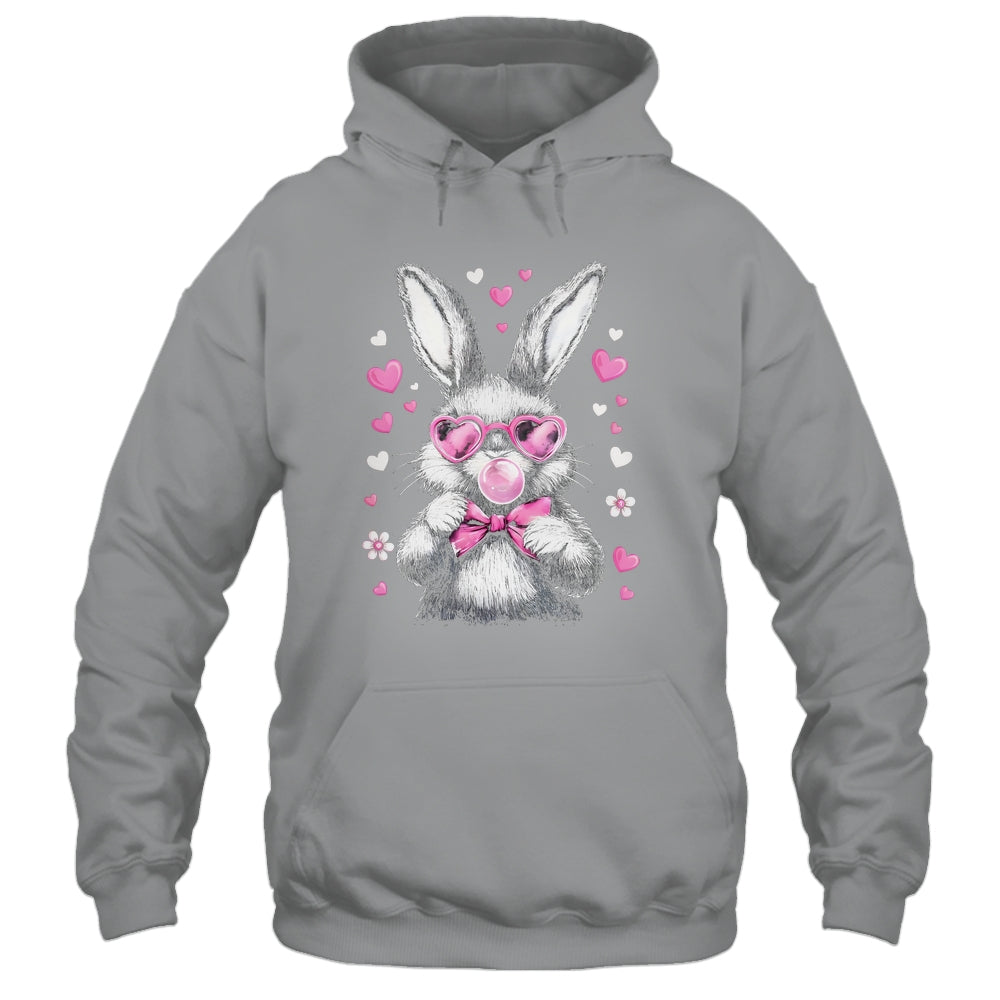 Cute Easter Bunny For Girl Women Pink Rabbit Coquette Girly Shirt & Tank Top | teecentury
