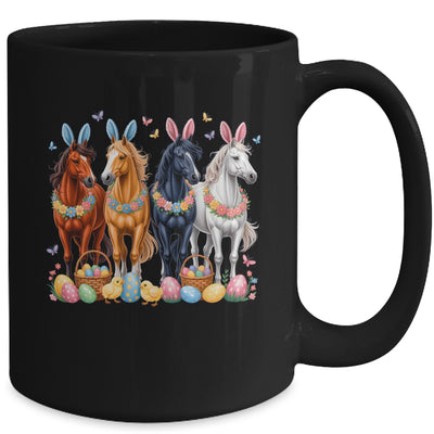Cute Easter Horse Bunny Ears Eggs Spring Floral Girls Women Mug | teecentury