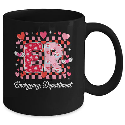 Cute Emergency Department Valentine ER Valentines Day Nurse Mug | teecentury
