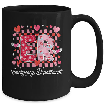 Cute Emergency Department Valentine ER Valentines Day Nurse Mug | teecentury