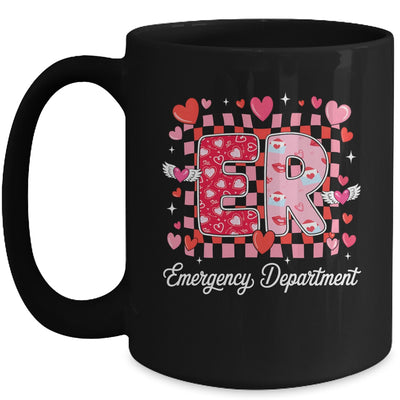 Cute Emergency Department Valentine ER Valentines Day Nurse Mug | teecentury
