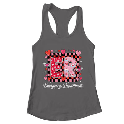 Cute Emergency Department Valentine ER Valentines Day Nurse Shirt & Tank Top | teecentury