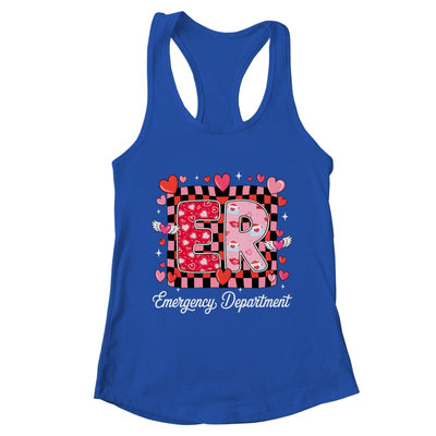 Cute Emergency Department Valentine ER Valentines Day Nurse Shirt & Tank Top | teecentury