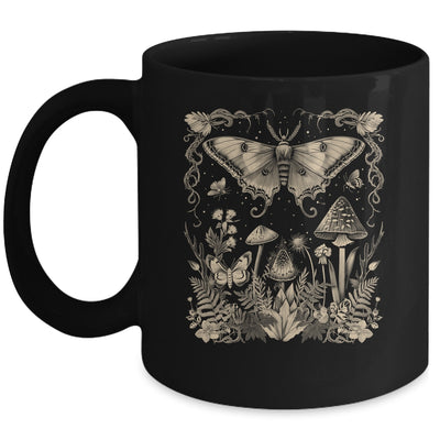 Cute Fairycore Floral Moth Aesthetic Girls Women Graphic Mug | teecentury