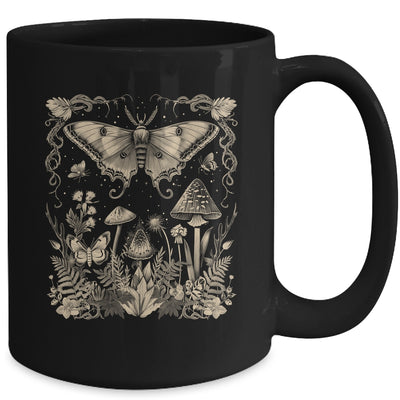 Cute Fairycore Floral Moth Aesthetic Girls Women Graphic Mug | teecentury