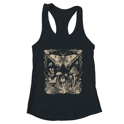 Cute Fairycore Floral Moth Aesthetic Girls Women Graphic Shirt & Tank Top | teecentury