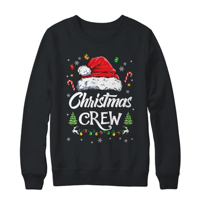 Cute Family Christmas Crew Matching Santa Xmas Lights Shirt & Sweatshirt | teecentury