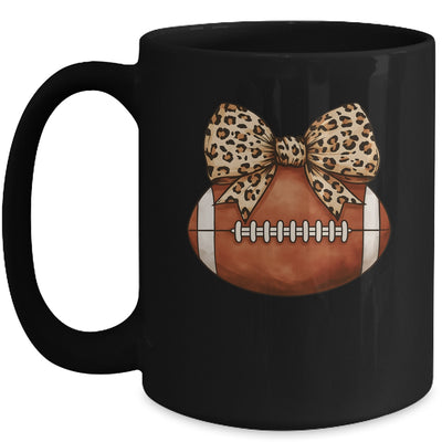 Cute Football Coquette Bow Cute Football Mom Women Girl Mug | teecentury