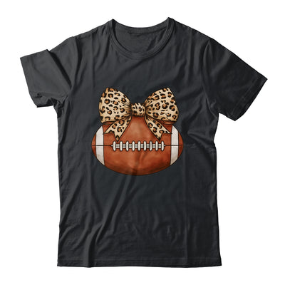Cute Football Coquette Bow Cute Football Mom Women Girl Shirt & Tank Top | teecentury