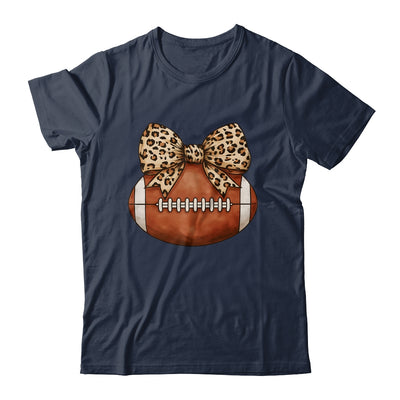 Cute Football Coquette Bow Cute Football Mom Women Girl Shirt & Tank Top | teecentury