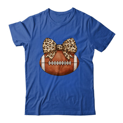 Cute Football Coquette Bow Cute Football Mom Women Girl Shirt & Tank Top | teecentury