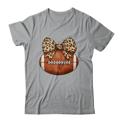 Cute Football Coquette Bow Cute Football Mom Women Girl Shirt & Tank Top | teecentury