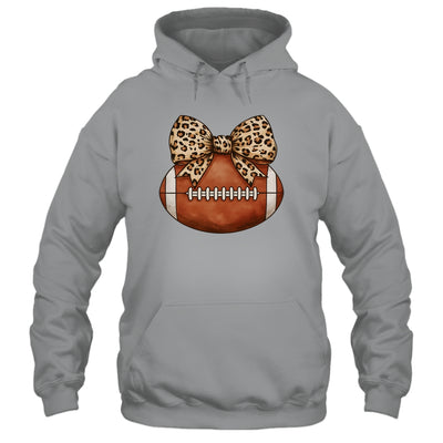 Cute Football Coquette Bow Cute Football Mom Women Girl Shirt & Tank Top | teecentury