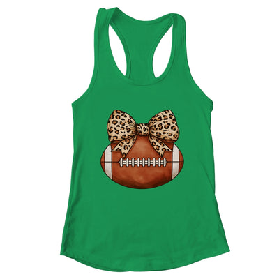 Cute Football Coquette Bow Cute Football Mom Women Girl Shirt & Tank Top | teecentury