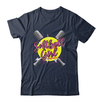 Cute Funny Softball Player Fan Softball Girl Shirt & Tank Top | teecentury