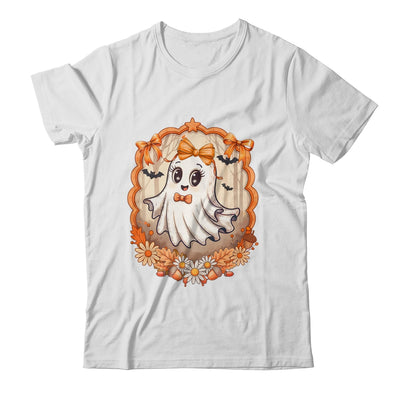 Cute Ghost Fall Halloween Bows Flowers Girly Spooky Season Shirt & Sweatshirt | teecentury