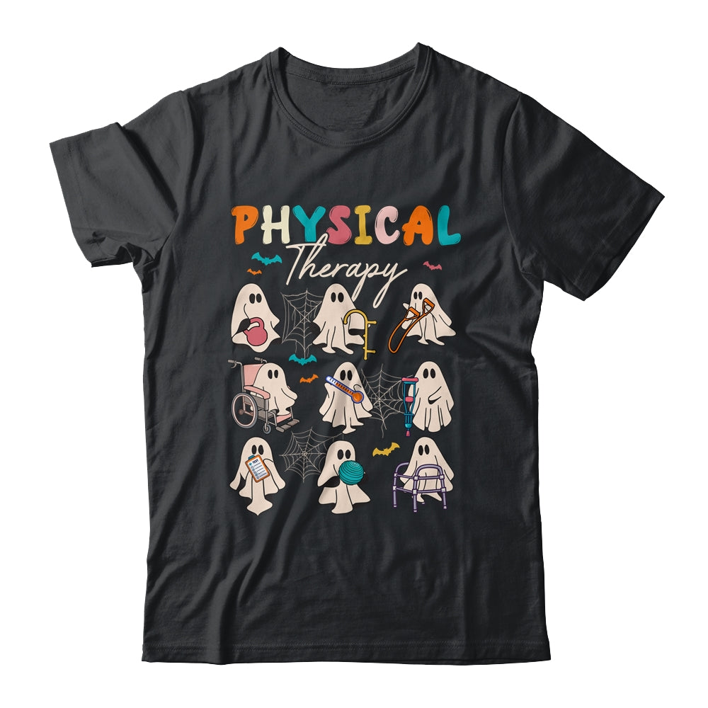 Cute Ghost Physical Therapy PT Physical Therapist Halloween Shirt & Sweatshirt | teecentury