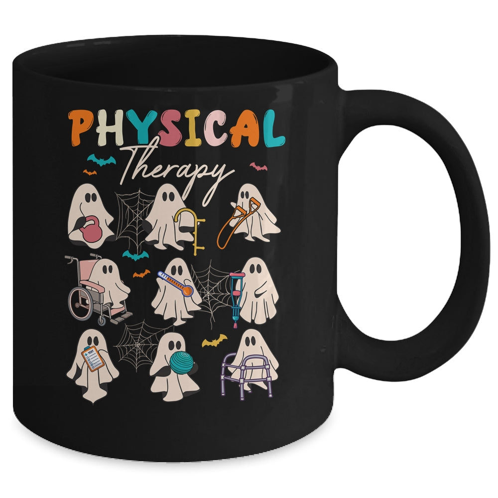 Cute Ghost Physical Therapy PT Physical Therapist Halloween Mug | teecentury