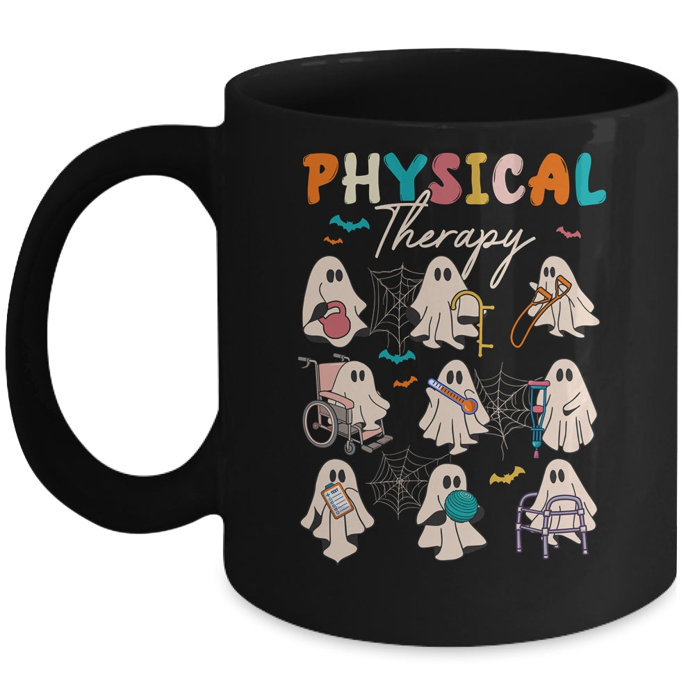 Cute Ghost Physical Therapy PT Physical Therapist Halloween Mug | teecentury
