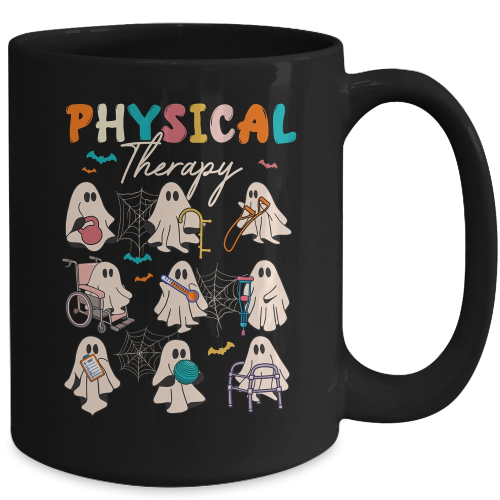 Cute Ghost Physical Therapy PT Physical Therapist Halloween Mug | teecentury