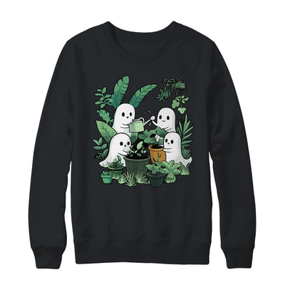 Cute Ghost Plant Lady Mom Halloween Garden Gardening Floral Shirt & Sweatshirt | teecentury