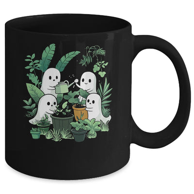 Cute Ghost Plant Lady Mom Halloween Garden Gardening Floral Mug | teecentury