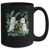 Cute Ghost Plant Lady Mom Halloween Garden Gardening Floral Mug | teecentury