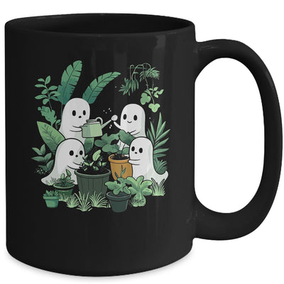 Cute Ghost Plant Lady Mom Halloween Garden Gardening Floral Mug | teecentury