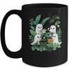 Cute Ghost Plant Lady Mom Halloween Garden Gardening Floral Mug | teecentury