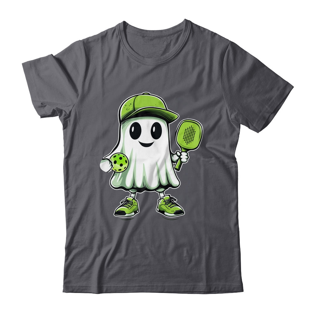 Cute Ghost Playing Pickleball Halloween Paddleball Funny Shirt & Hoodie | teecentury