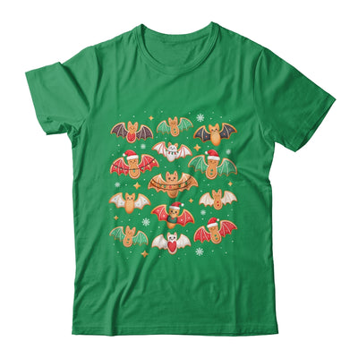 Cute Gingerbread Bats Spooky Christmas Cookie Graphic Shirt & Sweatshirt | teecentury