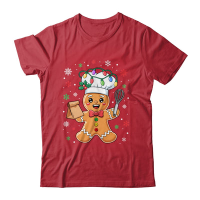 Cute Gingerbread Man Baker Funny Christmas Chef Bake Cookies Shirt & Sweatshirt | teecentury