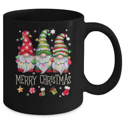 Cute Gnomes Merry Christmas Light Family Gnome Matching Xmas Mug | teecentury