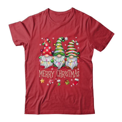 Cute Gnomes Merry Christmas Light Family Gnome Matching Xmas Shirt & Sweatshirt | teecentury