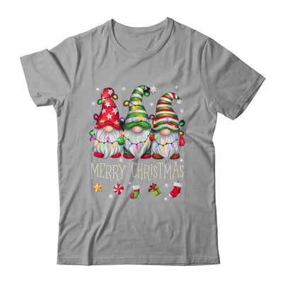 Cute Gnomes Merry Christmas Light Family Gnome Matching Xmas Shirt & Sweatshirt | teecentury