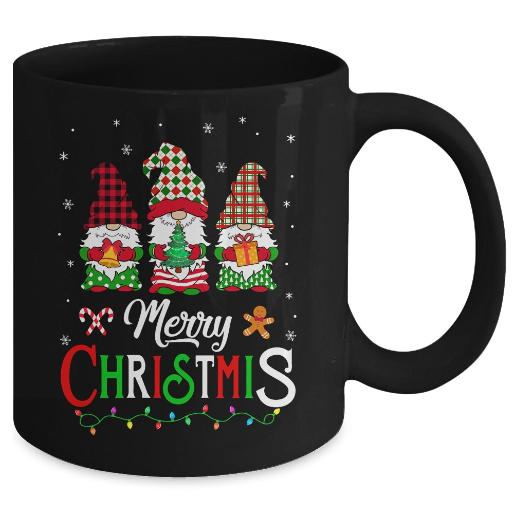 Cute Gnomes Merry Christmas Light Family Gnome Xmas Mug | teecentury