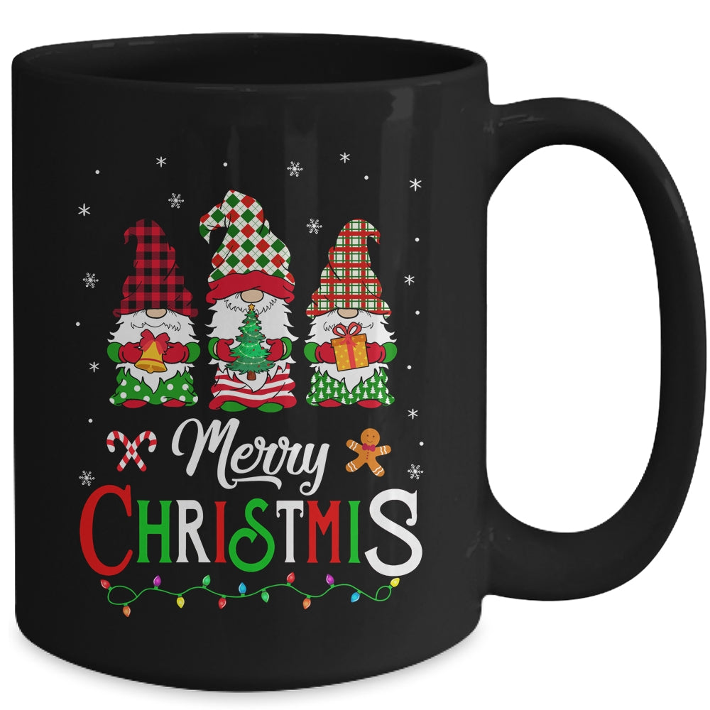 Cute Gnomes Merry Christmas Light Family Gnome Xmas Mug | teecentury
