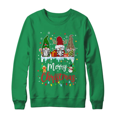 Cute Gnomes Merry Christmas Light Gnome Xmas Family Matching Shirt & Sweatshirt | teecentury