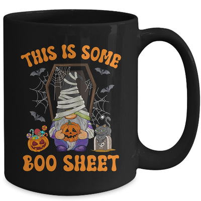 Cute Gnomes This Is Some Boo Sheet Halloween Pumpkins Ghost Mug | teecentury