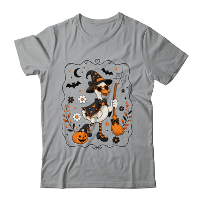 Cute Halloween Goose Coquette Witchy Vibes Fall Pumpkin Shirt & Sweatshirt | teecentury