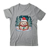 Cute Hedgehog Christmas Lights Santa Hat Xmas Men Women Kids Shirt & Sweatshirt | teecentury