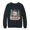 Cute Hedgehog Christmas Lights Santa Hat Xmas Men Women Kids Shirt & Sweatshirt | teecentury