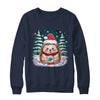 Cute Hedgehog Christmas Lights Santa Hat Xmas Men Women Kids Shirt & Sweatshirt | teecentury