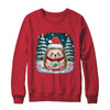 Cute Hedgehog Christmas Lights Santa Hat Xmas Men Women Kids Shirt & Sweatshirt | teecentury