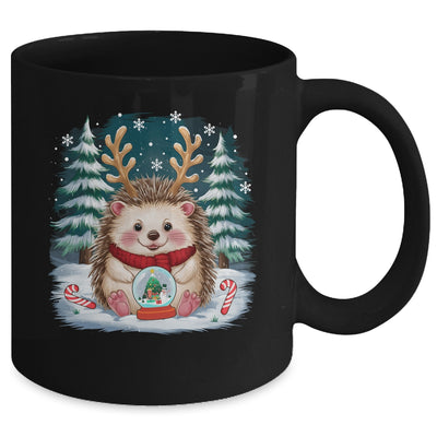 Cute Hedgehog Reindeer Christmas Xmas Men Women Kids Mug | teecentury